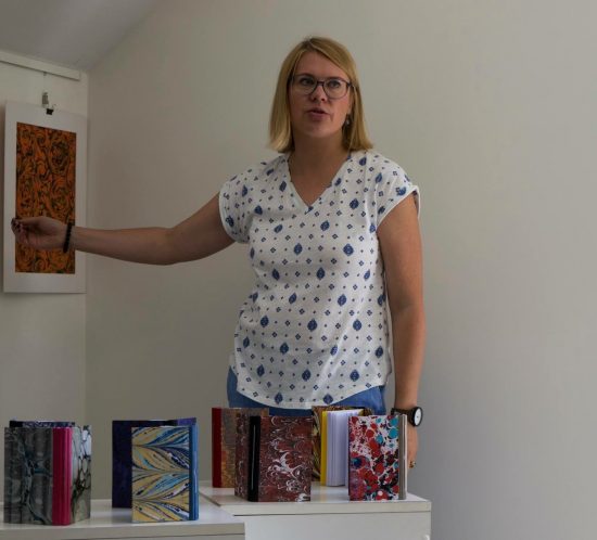 M. Jankaus muziejus marmurinio popieriaus paroda