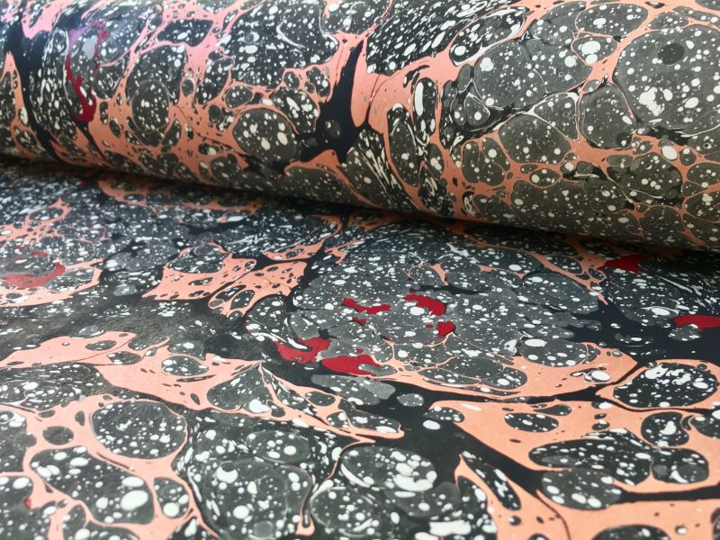 Stormont marmurinio popieriaus raštas || Stormont marbled papers pattern