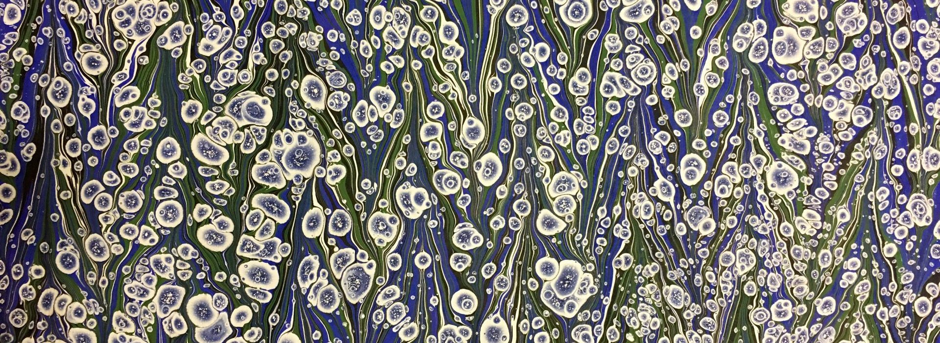 Gel-git marmurinio popieriaus raštas || Gel-git marbled papers pattern