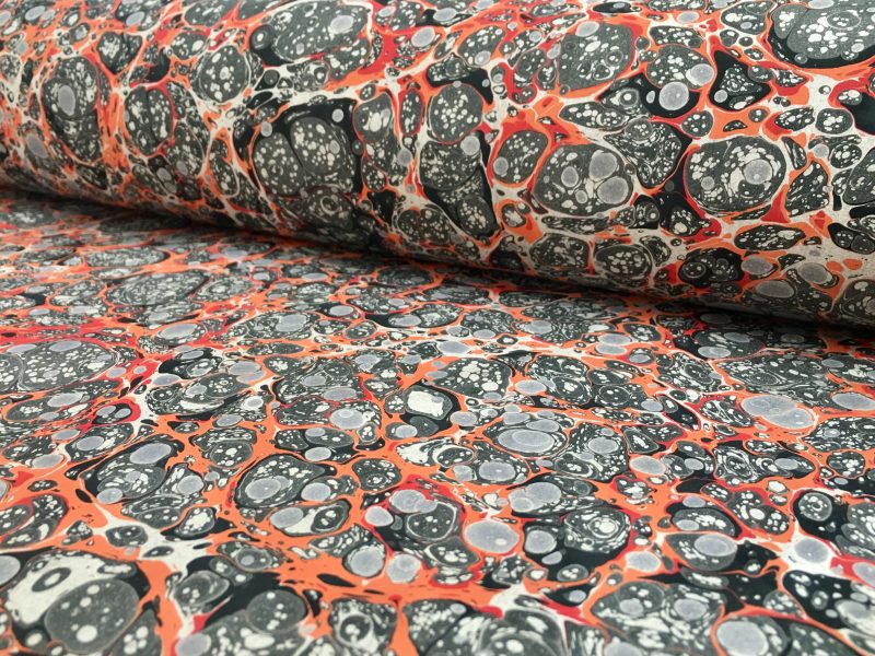 Stormont marmurinio popieriaus raštas || Stormont marbled papers pattern