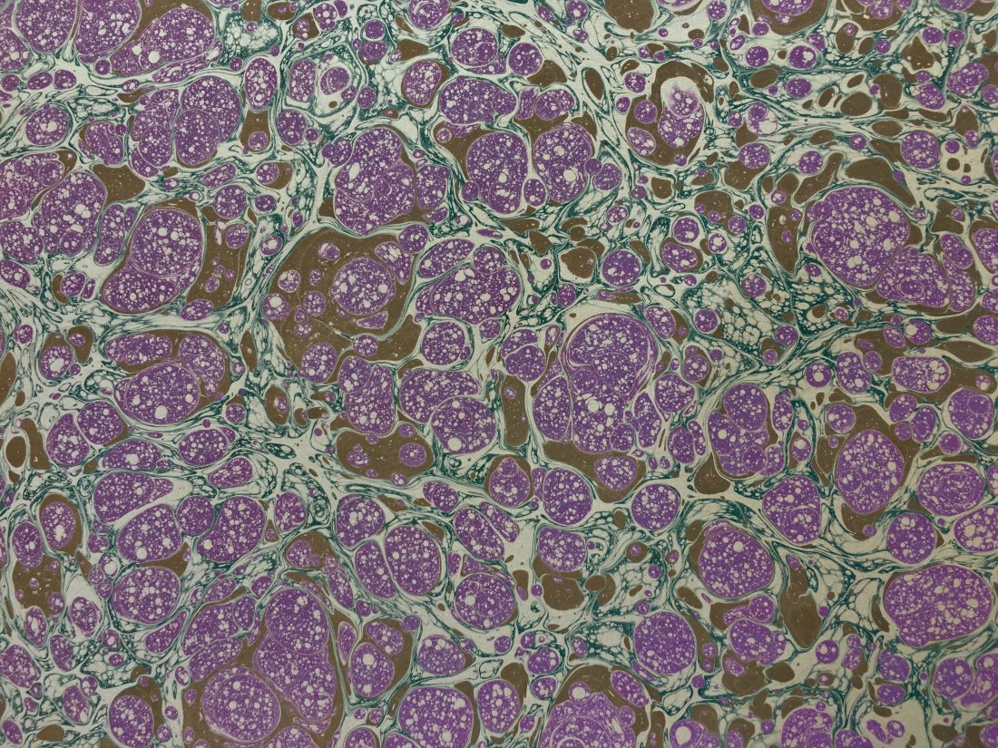 Rankų darbo marmurinis popierius Stormont