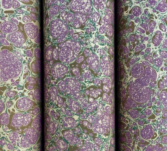 Marmurinis popierius || Marbled paper